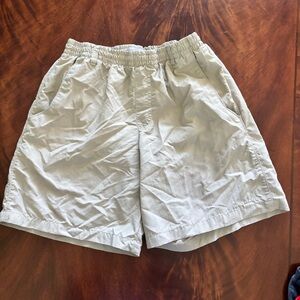 YL boys khaki swim shorts